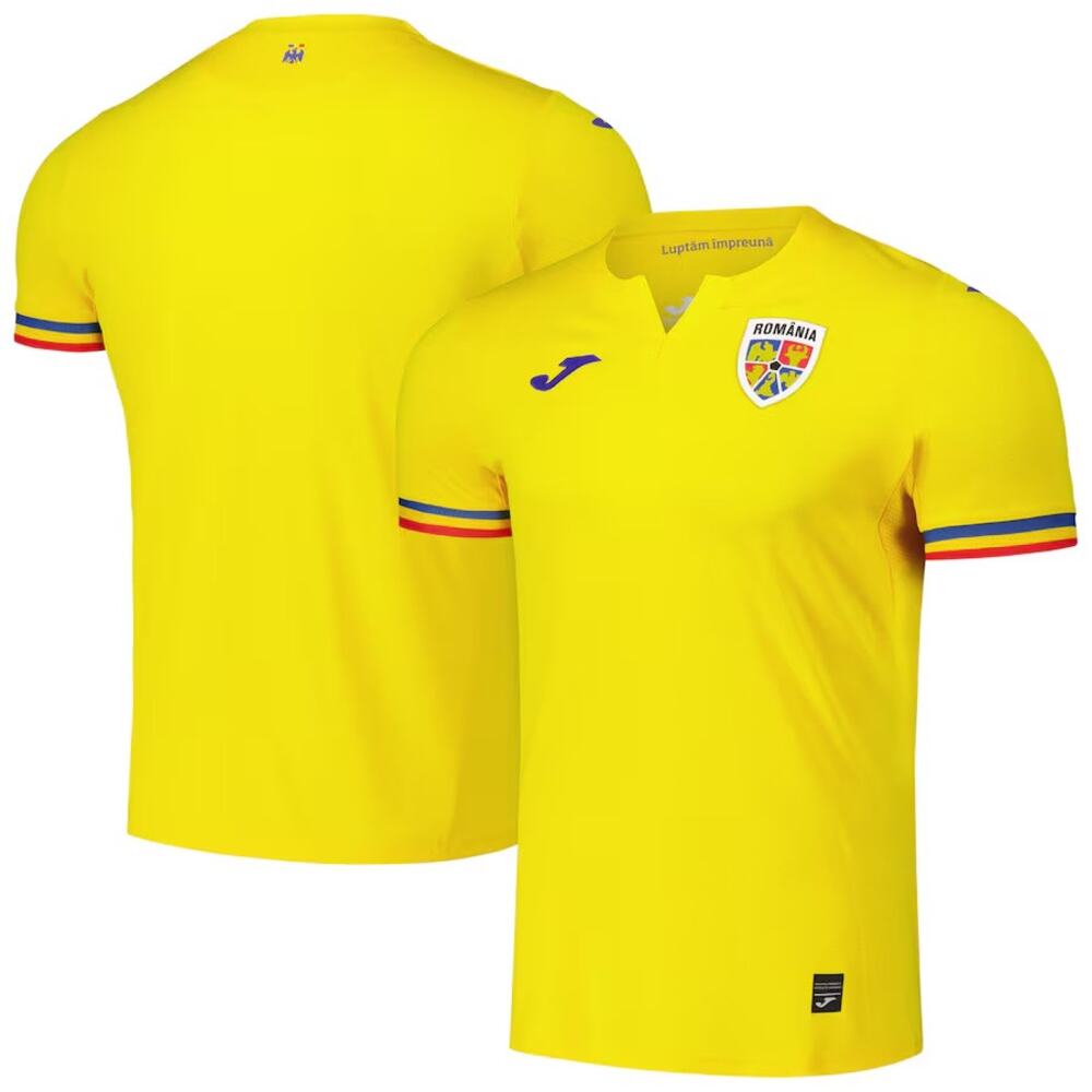 NWT SOLD OUT Joma Romania 2024 Home Yellow Jersey Romanian National Team XL